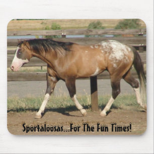 Appaloosaのsportaloosaのおもしろいの時間 マウスパッド