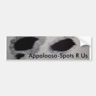 Appaloosa点R私達 バンパーステッカー