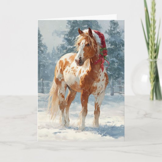 Appaloosa  Christmas Greeting Card  シーズンカード (正面)