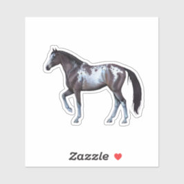 Appaloosa Horse | Illustration | Varnish Roan -  シール
