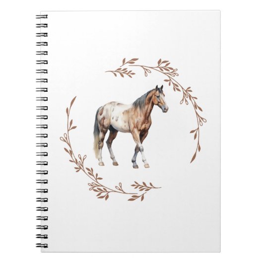 Appaloosa Horse Notebook ノートブック (正面)