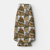 Appaloosa Horses写真コラージュ、 ボトルクーラー (正面)