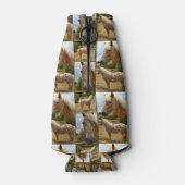 Appaloosa Horses写真コラージュ、 ボトルクーラー (裏面)