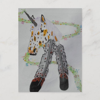 Appaloosa Unicornギフト製品 ポストカード