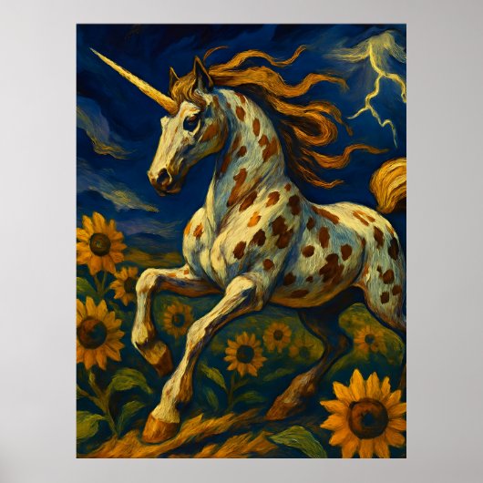 Appaloosa Unicorn in a Storm ポスター (正面)