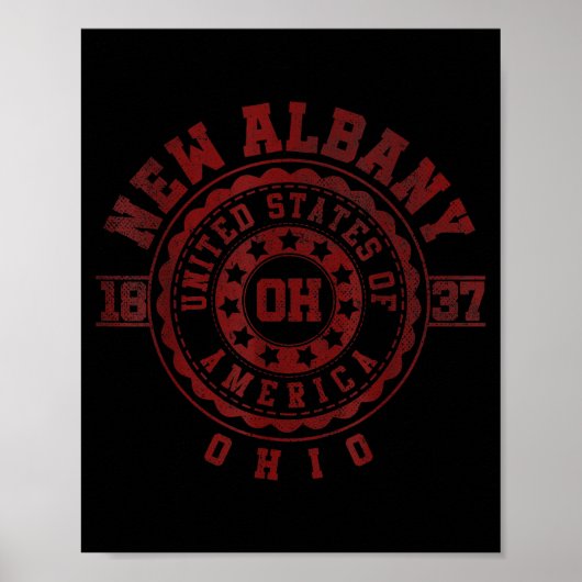 Apparel New Albany &amp; Souvenirs - Ohio _ Vintag ポスター (正面)
