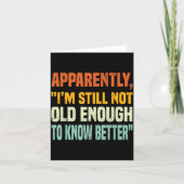 Apparently I Am Still Not Old Enough To Know Bette カード (正面)