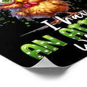 Apparently I Have An Attitude Who Knew Chicken Far ポスター (角)