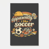 Apparently I Like Soccer ポストイット (正面)