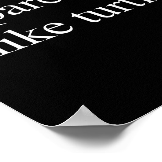 Apparently I Like Turtles Funny Turtle Lover  ポスター (角)