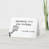 Apparently It’s Your Birthday So Pick a Card カード (正面)