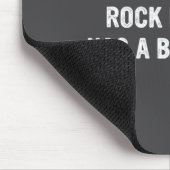 Apparently Rock-bottom Has A Basement Funny Quote  マウスパッド (コーナー)