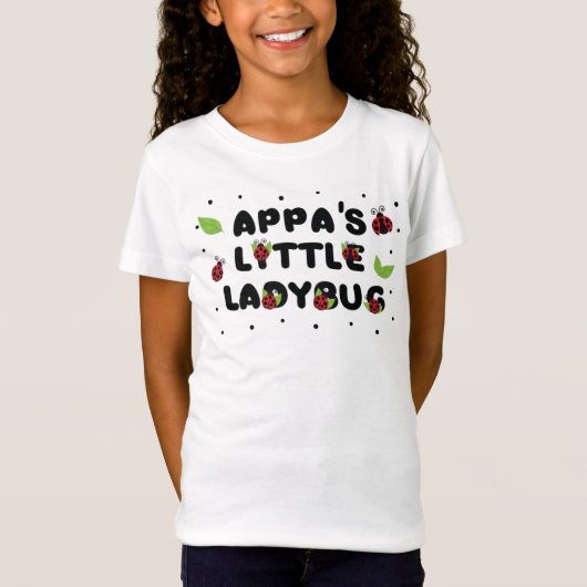 Appa's Little Ladybug – かわいい Tシャツ (正面)