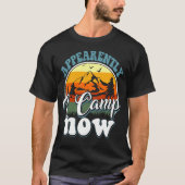 appearently i camp now tシャツ (正面)