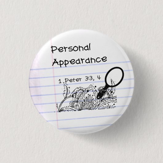Apperanceeeの個人的なpinnn 缶バッジ (正面)