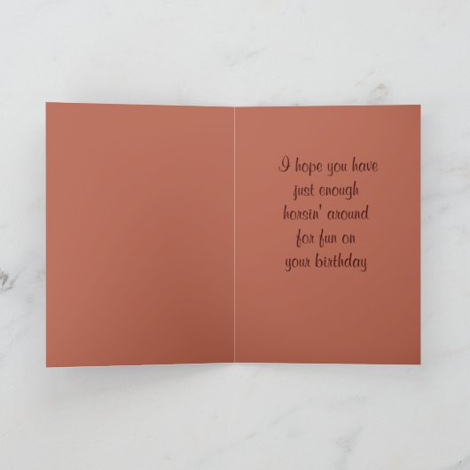 Appieの馬Bdayはカードカスタマイズ カード (内部)