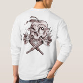 Appleおよびみみず Tシャツ (裏面)