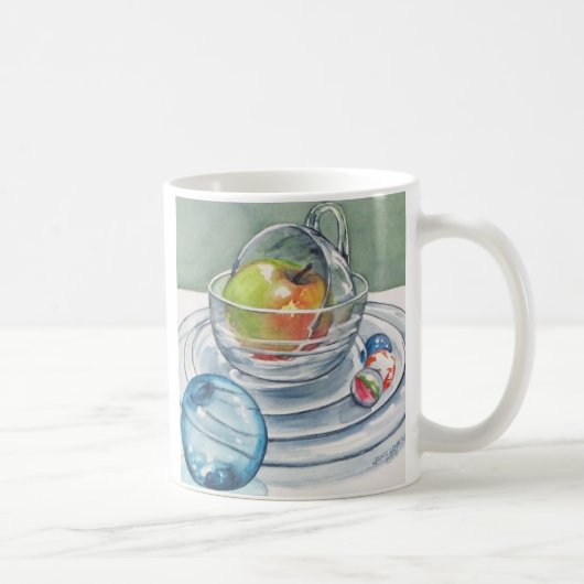 Appleおよび澄んなガラスマグ コーヒーマグカップ (右)