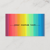 Appleおよび虹のカイロプラクティックの名刺 名刺 (裏面)