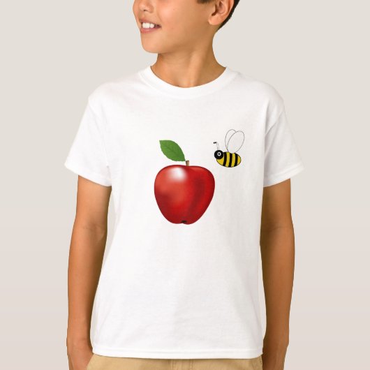 Appleおよび蜂蜜の蜂 Tシャツ (正面)