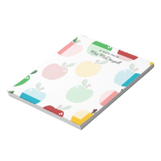 Appleがカラフル先生からノートをパターン化 ノートパッド (回転)