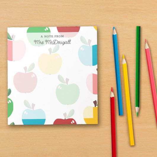 Appleがカラフル先生からノートをパターン化 ノートパッド