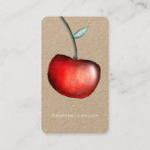 Appleさくらんぼ名刺 名刺 (裏面)