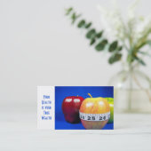 appleでテープを測定する 名刺 (スタンド正面)