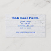 appleでテープを測定する 名刺 (裏面)