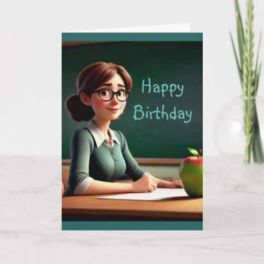 Appleとの先生 カード (正面)