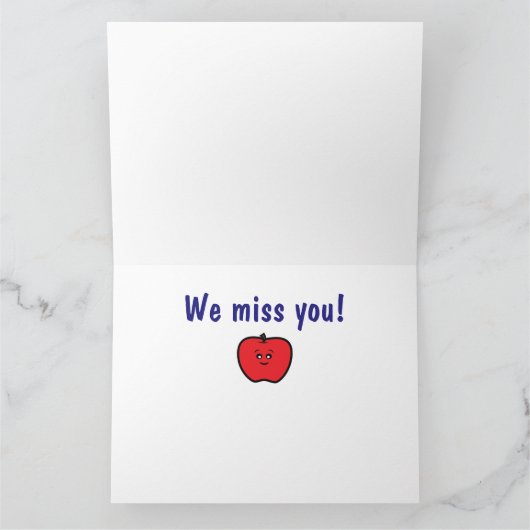 AppleとMarkersとの先生を向上 カード (内部)