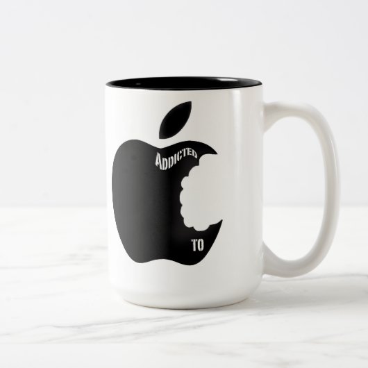 Appleに熱中される ツートーンマグカップ (右)