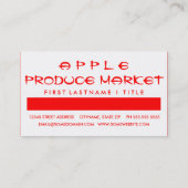 APPLEのお客様の評価(モダン四角) ロイヤリティカード (裏面)