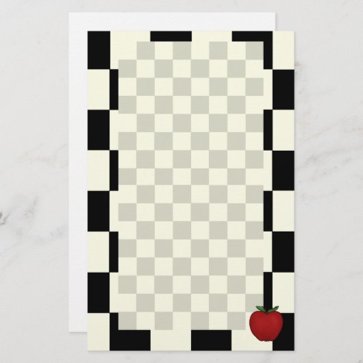 Appleのかわいい文房具 便箋 (正面/裏面)