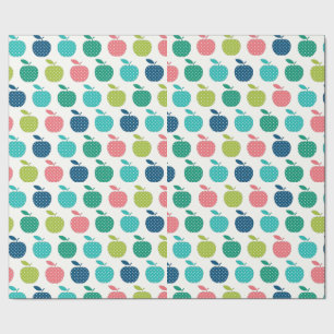 Appleのカラフルな包装紙 ラッピングペーパー
