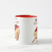 Appleのカートをひっくり返さないで下さい マグカップ (中央)