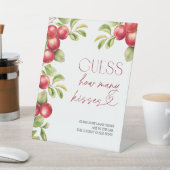 Appleのキスモダン数ブライダルシャワー 台座サイン (インサイチュ)