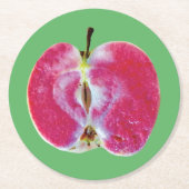 Appleのコースター ラウンドペーパーコースター (正面)