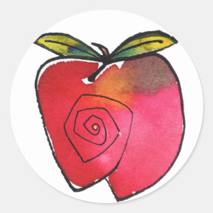Appleのステッカー ラウンドシール