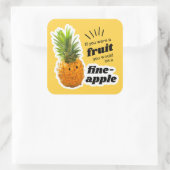 Appleのステッ素晴らしカー スクエアシール (バッグ)