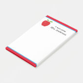 Appleのパーソナライズな先生からのノート ポストイット (アングル)