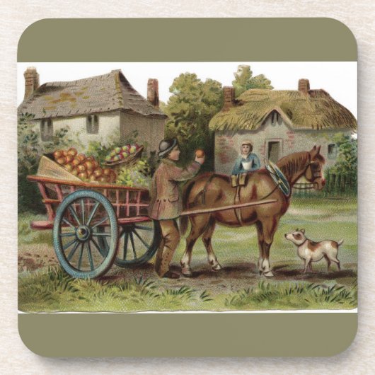 Appleのビクトリアンな馬が引くカート コースター (正面)