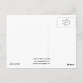 Appleのピンクの花 ポストカード (裏面)