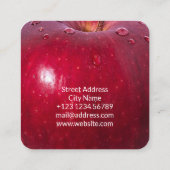 Appleのフェイクな一見 スクエア名刺 (裏面)