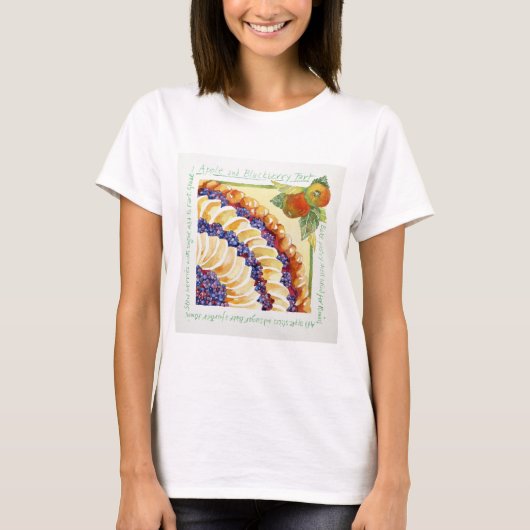 Appleのブラックベリーのタルト2014年 Tシャツ (正面)