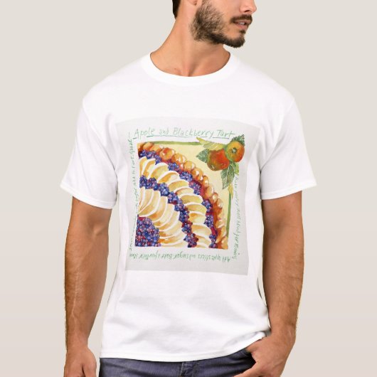 Appleのブラックベリーのタルト2014年 Tシャツ (正面)