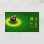 Appleのプロフィールカード 名刺 (裏面)