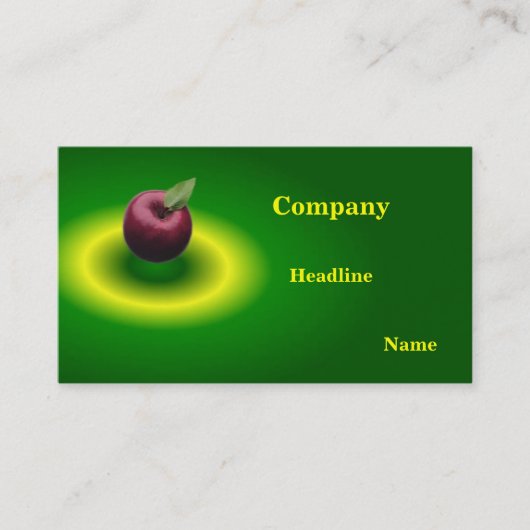 Appleのプロフィールカード 名刺 (正面)