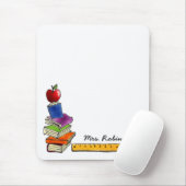 Appleのモノグラムが付いている先生の書架 マウスパッド (マウス)