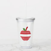 Appleのモノグラムのタンブラー アクリルタンブラー (正面)